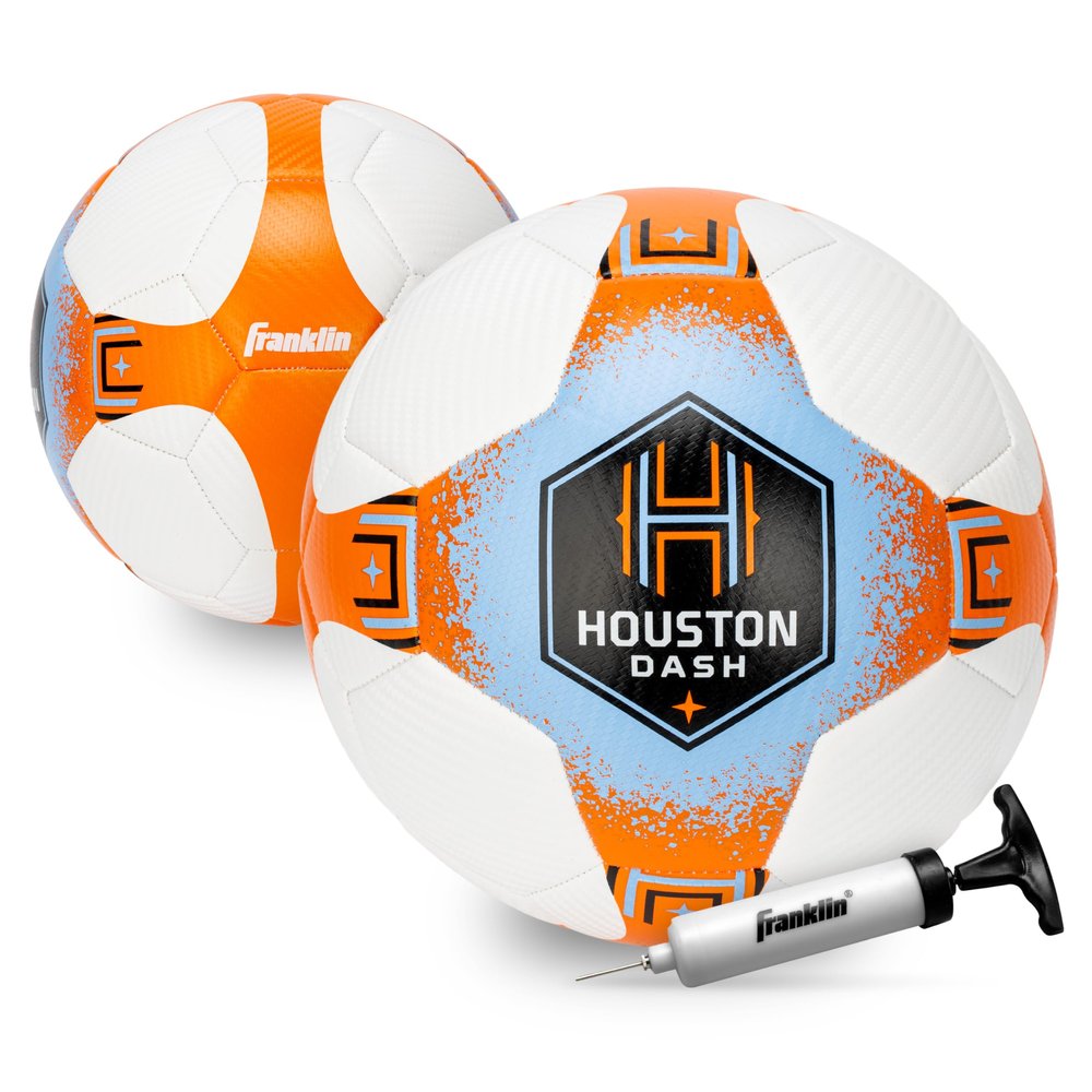 Franklin Sports NWSL Houston Dash SZ 5 W/Pump