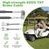 10L0L Brake Cable Set Passenger and Driver Side Fits EZGO (94+) TXT or Medalist Golf Cart Replaces 70969-G03 view 4