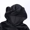 ZFTTZYMX Boys Girls Velvet Hooded Tracksuit Sweatshirt Top + Sweatpants Hoodie Outfit Set view 3