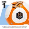 Franklin Sports NWSL Houston Dash Soccer Ball - Kids Mini Size 1 - Skill + Training Soccer Ball for Kids + Adults - Great for Boys + Girls - Air Pump Included view 2