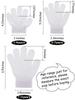3 Pairs Toddler Gloves Kids Mittens Winter Warm Knitted Gloves Full Finger Mittens for Toddler Boys and Girls view 3