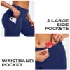 Ewedoos High Waisted Tummy Control Leggings with Pockets for Women, Navy (L, Regular, Adult Women, Pants) view 4
