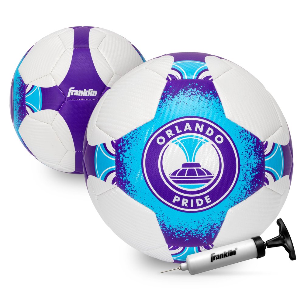 Franklin Sports NWSL Orlando Pride SZ 5 W/Pump