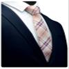 GUSLESON Slim Skinny Wedding Tie Wine Cotton Tartan Ties Casual Striped Necktie (0910-06) view 3
