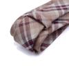 GUSLESON Slim Skinny Wedding Tie Wine Cotton Tartan Ties Casual Striped Necktie (0910-06) view 4