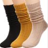3 Pairs Women Winter Wool Cable Knit Crew Knee High Boot Socks,Size 5-11#W919 (Polyester Blend, Color A16) view 1