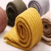 3 Pairs Women Winter Wool Cable Knit Crew Knee High Boot Socks,Size 5-11#W919 (Polyester Blend, Color A16) view 2