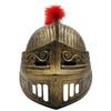 LOOYAR Medieval Knight Soldier Warrior Costume Helmet Hat Sallet with Red Plume and Folding Face Mask for Battle Play Halloween Cosplay LARP view 4