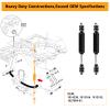 2 Rear Shock Absorbers for Club Car DS Gas Electric Golf Cart 1988-up DS, G&E 2004-Up Precedent 1013164 102588501 view 4