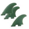 UP100 Tri G5 Surfboard Fins Compatible for Double Tab F II Fins Box SUP Surfing Fin 1 Center + 2 Side 2 Colors (Dark Green) view 3
