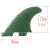 UP100 Tri G5 Surfboard Fins Compatible for Double Tab F II Fins Box SUP Surfing Fin 1 Center + 2 Side 2 Colors (Dark Green) view 4