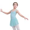 118242004 Wide Strap Dance Skirt Cute Kids Mesh Ballet Dress (M/C, Mint Green) view 2