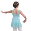 118242004 Wide Strap Dance Skirt Cute Kids Mesh Ballet Dress (M/C, Mint Green) view 3
