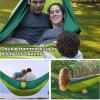 Camping Hammock with Mosquito Net & Rain Fly Tent Tarp & Tree Straps Portable Lightweight Double Nylon Hammock for Camping Hiking Travel Outdoor Backpacking view 3
