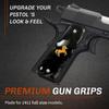 Compatible Replacement for 1911 Grips Pearl Full Size Premium Grips fits 1911 Colt, Kimber, Springfield, Rock Island & Clones Ambi Safety Bonus 4 Gold Screws view 2