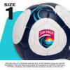 Franklin Sports NWSL Soccer Ball - Mini Size 1 - San Diego Wave view 2