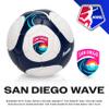 Franklin Sports NWSL Soccer Ball - Mini Size 1 - San Diego Wave view 3