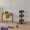 Yaheetech 2in Weight Plate Rack Tree & 2 Barbell Bar Holders Olympic Weight Organizer Storage Stand, Holds Up to 882 lbs view 2
