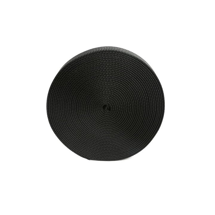 Rock-N-Rescue Professional Grade Nylon Tubular Webbing - Heavy-Duty 1-inch, Rescue Equipment for Mountaineering Rappelling Arborist Safety Gear, Firefighting and Rescue Gear - 100 Feet, Black