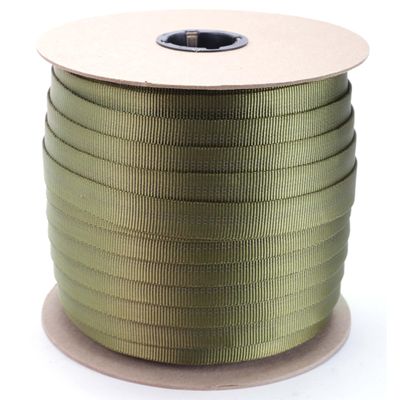 Rock-N-Rescue Professional Grade Nylon Tubular Webbing - Heavy-Duty 1-inch, Rescue Equipment for Mountaineering Rappelling Arborist Safety Gear, Firefighting and Rescue Gear - 100 Feet, OD Green