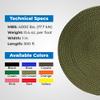 Rock-N-Rescue Professional Grade Nylon Tubular Webbing - Heavy-Duty 1-inch, Rescue Equipment for Mountaineering Rappelling Arborist Safety Gear, Firefighting and Rescue Gear - 100 Feet, OD Green view 2