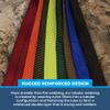 Rock-N-Rescue Professional Grade Nylon Tubular Webbing - Heavy-Duty 1-inch, Rescue Equipment for Mountaineering Rappelling Arborist Safety Gear, Firefighting and Rescue Gear - 100 Feet, OD Green view 3