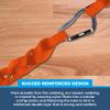 Rock-N-Rescue Professional Grade Nylon Tubular Webbing - Heavy-Duty 1-inch, Rescue Equipment for Mountaineering Rappelling Arborist Safety Gear, Firefighting and Rescue Gear - 300 Feet, Orange view 4