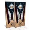 Skip's Garage Ohio Flag Cornhole Set - Premium 2x4 (Weather Bags) - Include Hole Lights view 1