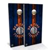 Skip's Garage New York Themed #1 Cornhole Set - Premium 2x4 (Corn Bags) - Include Case + Hole + Edge view 1