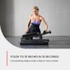 FF Finer Form 5-in-1 Weight Bench, Adjustable & Foldable for Bench Press, Strength Training and Full Body Workout, Perfect for Dumbbell Sets or an Adjustable Dumbbell Set in Your Home Gym view 4