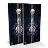 Skip's Garage New York #3 Themed Cornhole Set - Premium 2x4 (Corn Bags) - Include Case + Hole Lights view 1