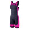 Synergy Women's Tri Suit - One Piece Triathlon Open Back Trisuit (Pink/Black, X-Large) view 1