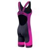 Synergy Women's Tri Suit - One Piece Triathlon Open Back Trisuit (Pink/Black, X-Large) view 2