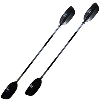 BKC KP224 86" Kayak Paddle 2 Piece Heavy Duty Light Weight Paddle with Anti-Slip Grips - 2 Pack
