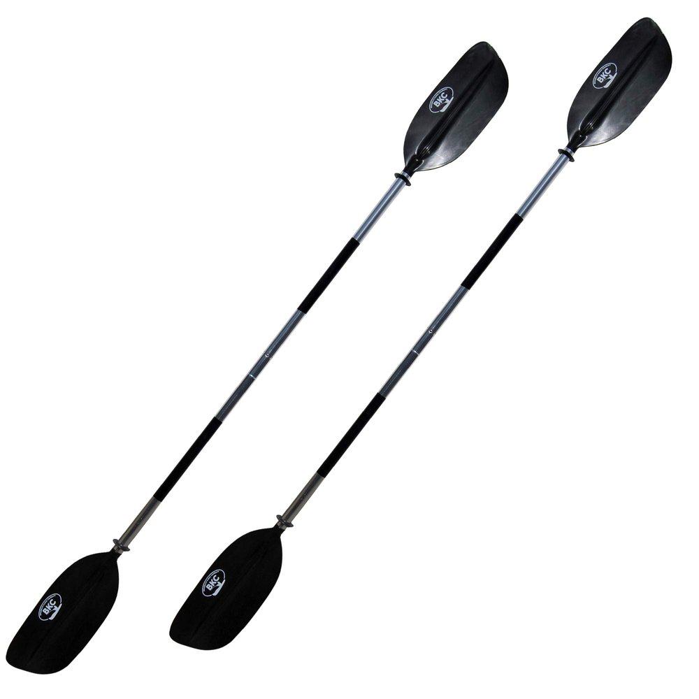 BKC KP224 86" Kayak Paddle 2 Piece Heavy Duty Light Weight Paddle with Anti-Slip Grips - 2 Pack