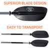 BKC KP224 86" Kayak Paddle 2 Piece Heavy Duty Light Weight Paddle with Anti-Slip Grips - 2 Pack view 3