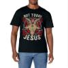Not Today Jesus I Satanic Atheist T-Shirt view 2