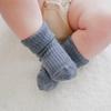 Woolino Wool Baby Socks from, Washable Merino Wool Infant Toddler Kids Socks, 0-6 Months, Blue (Pack of 3) view 2