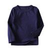 JWWN Toddler Boys Girls Long Johns Thermal Underwear Set 2PC Crewneck Tops and Bottom Kids Pajamas Warm Jammies,(NavyBlue,5T) view 2