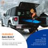 EQ SPORT Snowboard Bag with Wheels - Fully Padded & Waterproof Rolling Snowboard Bag for Air Travel, Boot Bag Included - Fits 2 Boards - Heavy-Duty YKK Zippers - Storage for Snow Gears - Blue, 168cm view 3