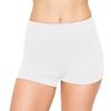 ALWAYS Women Boyshort Underwear Panties - Soft Stretch Boxer Brief Yoga Shorts 3 Pack White Small view 3