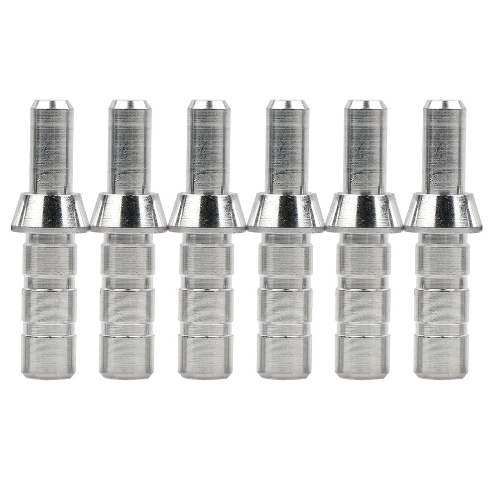 AMEYXGS 50pcs Arrow Pin Nock Bushing DIY Arrow Nock Pins Adapter for ID 6.2mm/6.0mm/4.2mm Arrow Shaft DIY Archery (6.2)