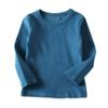 JWWN Toddler Boys Girls Long Johns Thermal Underwear Set 2PC Crewneck Tops and Bottom Kids Pajamas Warm Jammies,(Blue,3T) view 2