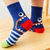 Cczmfeas Kids Boys Cartoon Dinosaurs Pattern Sport Socks 10 Pairs (8-12 years, Dinosaurs-Gray) view 2