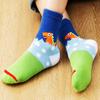 Cczmfeas Kids Boys Cartoon Dinosaurs Pattern Sport Socks 10 Pairs (8-12 years, Dinosaurs-Gray) view 3