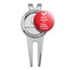 GRAPHICS & MORE Wonder Woman Keep Calm and Call Golf Divot Repair Tool and Ball Marker view 2