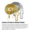 Hero's Pride Standard Issue Whistle, 21" Chain and Whistle Hook Bundle, Professional Use for Law Enforcement, Gold Plated view 4