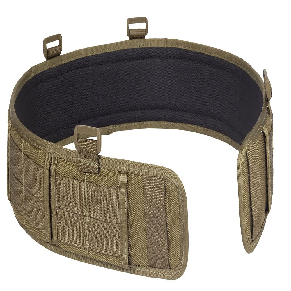 Elite Survival Systems Sidewinder-Slim Padded MOLLE Battle Belt (Coyote, X Large)