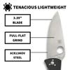 Spyderco Tenacious Lightweight Folding Pocket Knife with 3.3" 8Cr13MoV Steel Blade and FRN Handle - EDC Knife for Men and Women, Perfect for Hunting, Tactical, Camping, Survival - PlainEdge - C122PBK view 3