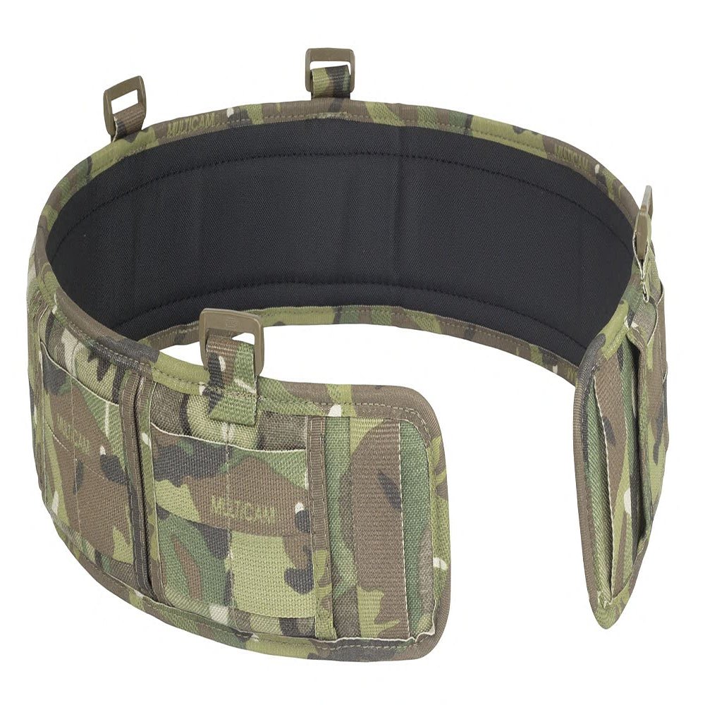 Elite Survival Systems Sidewinder-Slim Padded MOLLE Battle Belt (Multicam, X Large)